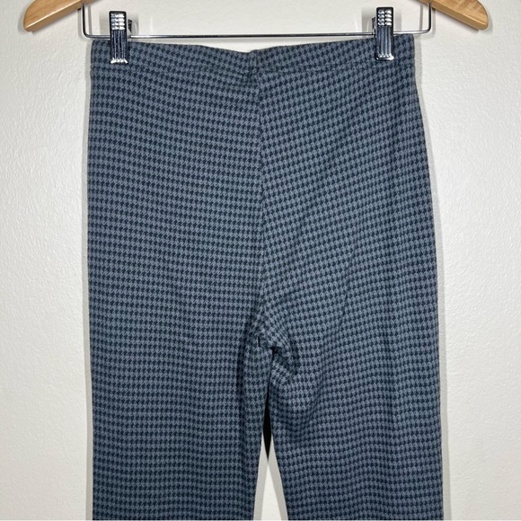 Aerie American Eagle Gray Houndstooth Flare Pull On Pants Womens Size XS - Picture 7 of 8
